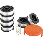 Fil coupe pour coupes - bordures compatible avec black et decker af - 100, bobine de rechange, 6 bobines ...