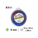 Oleo mac - fil d�broussailleuse h�lico�dal 'le fil fran�ais' - 3 mm 281m