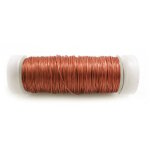 Fil cuivre 0, 40mm - 50gr avec bobine