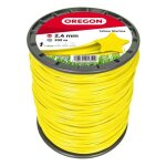 Fil débroussailleuse etoile nylon jaune ø2. 4mm / 332m oregon 69 - 455 - y Fil débroussailleuse etoile nylon jaune ø2. 4mm / 332m oregon 69 - 455 - y