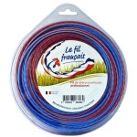 Fil d�broussailleuse h�lico�dal 'le fil fran�ais' - 2, 4 mm 88m