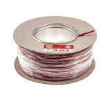 Fil �lectrique rs pro 2491x, 16 0, 5 mm� 20 awg non blind�, 500 v, pvc rouge, 100m ( prix pour bobine ...