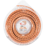 Fil nylon vortex alu � 2. 4 mm 70 m orange