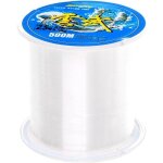 Fil de pêche monofilament en nylon transparent, 500 mètres - environ 0, 26 mm de diamètre Fil de pêche monofilament en nylon transparent, 500 mètres - environ 0, 26 mm de diamètre