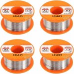 Fil de soudure, 4 pices fil etain a souder colophane fil de soudure, soudure avec noyau de colophane ...