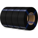 Filament pla basic refill 1, 75 mm noir 4kg, filament pla 3d sans bobine pr�cision dimensionnelle �0, ...