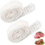 Filet de boucher �lastique, 2 pi�ces filet � fumer pour jambon, saucisse, filet de viande, accessoires ...