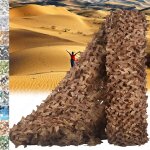 Filet de camouflage �pais, protection solaire, id�al pour la chasse, comme brise - vue, pour le camping ...