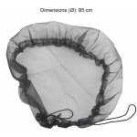 Filet de protection pour citerne eau de pluie - 2 pi�ces - diam�tre 95 cm - avec cordon de serrage