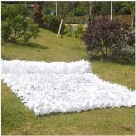 Filet de protection solaire de jardin 3x6 m�tres, blanc, filet de camouflage filet de protection solaire, ...