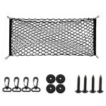 Filet de rangement pour coffre de voiture, 90 x 40 cm, double couche, s'adapte � la plupart des coffres ...
