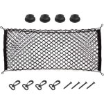 Alovez - filet de rangement lastique rglable pour coffre de voiture, filet de rangement pour coffre, ...
