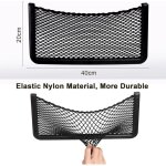 Filet de rangement pour voiture 3 pices, 40 x 20 cm, sac de rangement multifonctionnel pour ustensiles, ...