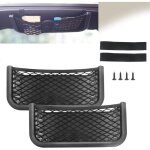 Filet rangement voiture pochette stockage - 2 pi�ces sac de rangement universel multifonctionnel auto ...