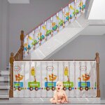 Filet de s�curit� pour enfants int�rieur et ext�rieur pour balcons, balustrades et escaliers, 10' x 2, ...