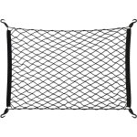 Filet de voiture, 80x62 cm, �lastique, bagage, universel, coffre, protection, rangement, s�r, maille, ...