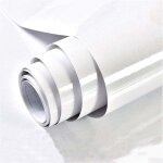 Film adhsif blanc paillet 60 cm x 5 m film meuble haute brillance film auto - adhsif pour meubles ...