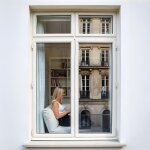 Film anti regard pour fen�tre � petit vitrage vis - � - vis proche - alu fonc� - 75 cm x 1 m - en rouleau ...