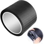Film autocollant en fibre de carbone pour seuil de portire, 10 cm x 3 m, noir, autocollant, protection ...