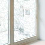 Film brise - vue pour vitre 100x116 cm vitrail coll�s sur le verre protection pvc pour chambre salle ...