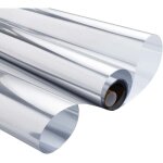 Film de confidentialit� pour vitres, film miroir sans tain, r�sistant � la chaleur et aux uv, �cran de ...