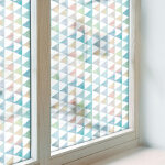 Film d�poli pour vitre 50x100 cm vitrail coll�s sur le verre protection pour chambre cuisine salle de ...