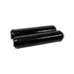 Film �tirable - coloris : noir - longueur : 600 m - largeur : 390 mm - �paisseur : 9 �m - cenpac