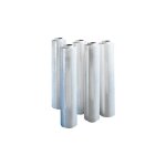 Film �tirable manuel - avec mandrin - 15 � - cast - 45 cm x 300 m - transparent - lot de 6 - maxiburo ...