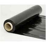 Film �tirable noir �pais et r�sistant, 1 kg, pour emballer une valise (50 cm).