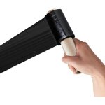 Film etirable opaque - poigne - petit format film emballage noir - 150 m - film support palette, valise, ...