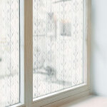 Film occultant pour fen�tre 100x116 adh�sif d�coratif pvc protection coll�s sur le verre vitrail pour ...
