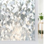 Film occultant pour fenetre anti - regard film d�coratif statique 3d autocollant bon intimit� gla�ons ...