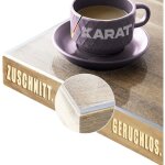 Film de protection transparent mat pour table, coupe droite imperial 100 x 50 cm