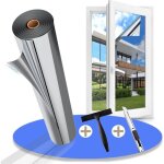 Films pour vitrages  rupture de pont thermique - 45 x 200 cm - films de protection solaire - films miroir ...
