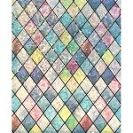 Film pour vitrail, 30200cm, autocollants en verre color�s, adh�sif statique, pvc r�utilisable, film de ...