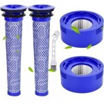 Filtre 2 pi�ces pour dyson v7 v8, filtre pour dyson v8 v7 ensemble de filtres de t�te de moteur d'aspirateur ...