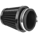 Filtre d'admission d'air, fer plastique noir haute performance champignon filtre � air accessoire universel ...