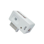 Filtre adsl 2 + prise gigogne - blanc - blanc