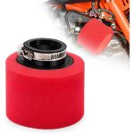 Filtre � air de moto double mousse sponge de 42mm bouche droite pour 50cc 70cc 90cc 110cc 125cc 150cc ...