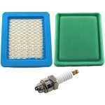 Vurahome - filtre � air & pr�filtre bougie dallumage pour tondeuse � gazon briggs & stratton 3 � 5 cv ...