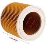 Filtre � air de remplacement pour aspirateurs secs et humides karcher a2004 a2054 a2204 a2656 wd2. 250 ...