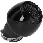 Filtre � air, remplacement de filtre � air de moto noir avec adaptateur de connecteur pour motos � tuyau ...
