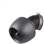 Filtre  air de sport de moto, filtre  air universel en fibre de carbone filtre  air d'admission modifi ...