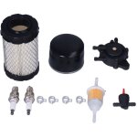Filtre � air de tondeuse � gazon avec pompe � carburant, filtre � huile, filtre � carburant et pr�filtre ...