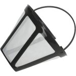 Filtre  bec en maille pour machine  caf?filtre  caf permanent nylon 10 - 12 tasses t4 14120 pour ...