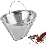 Filtre à café réutilisable, filtre a cafe en acier inoxydable pour faire du café manuel filtre café permanent ... Filtre à café réutilisable, filtre a cafe en acier inoxydable pour faire du café manuel filtre café permanent ...