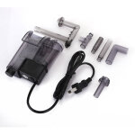 Filtre � cascade pour aquarium - pompe de filtration externe avec oxyg�nation pour bassin � poissons ...