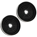 Filtre  charbon (2 pcs. ) pour hottes aspirantes - adapt pour candy kfc6918 / 35602061 et airlux cr390 ...
