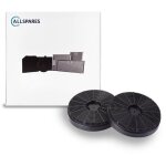 Allspares - filtre  charbon (2pcs) goodhome 50 / carbfilt50 par