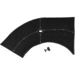 Filtre � charbon actif compatible avec ariston sl 16. 1 (wh), sl16. 1 ix, sl 16. 1 (bk), sl16. 1p (bk) ...